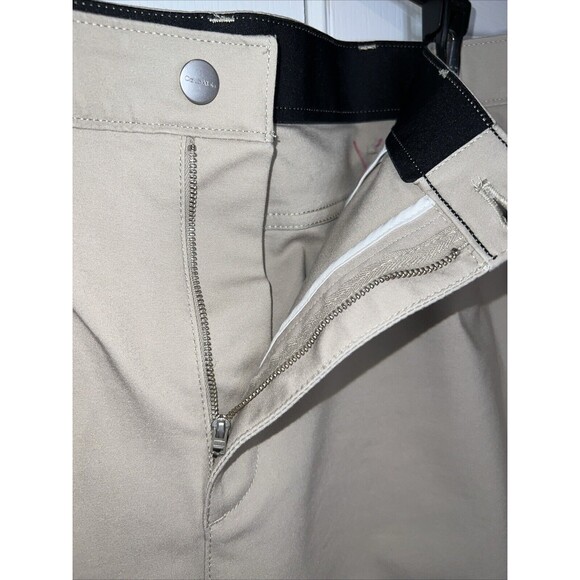 Calvin Klein Men's Stretch Tech 5-Pocket Pant Khaki Tan 40 x 32 Stretch Waist - Picture 6 of 16